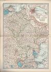 Russia West and South Parts antique map Encyclopedia Britannica 1903