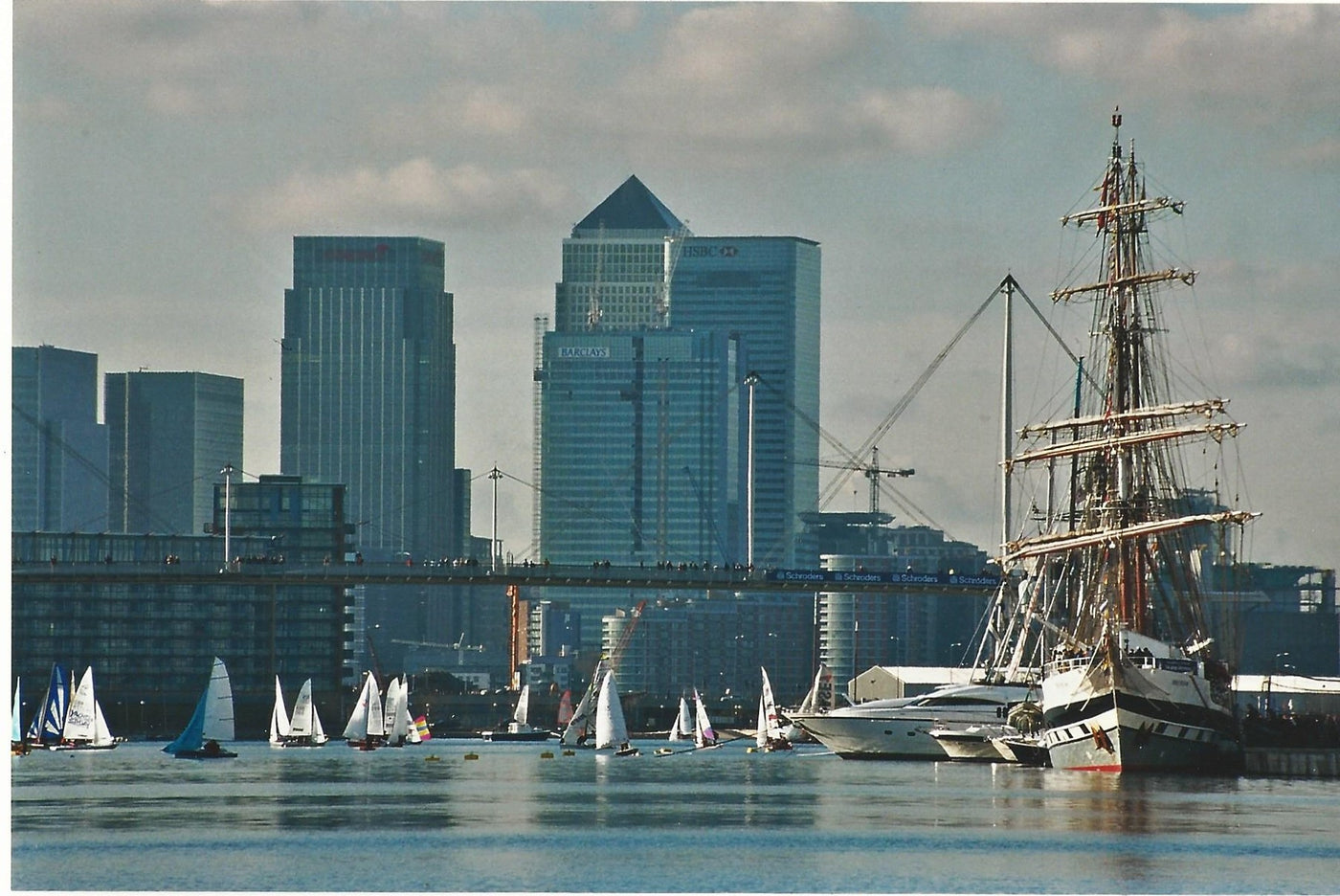 Victoria Dock Sailing Club Canary Wharf ExCel photograph
