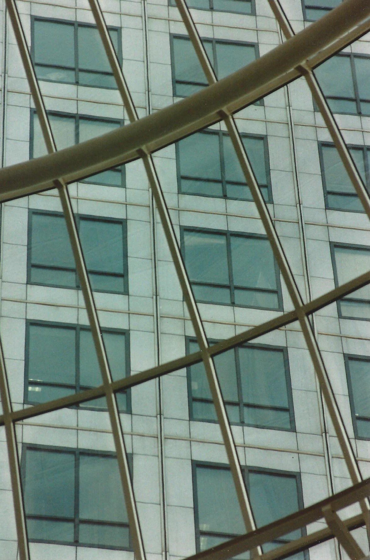 Canary Wharf windows photograph Reginald Beer