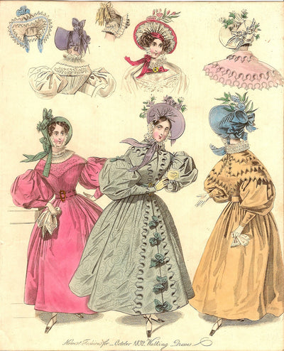Fashion B12, antique print of