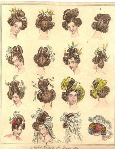 Hair styles World of Fashion and Continental Feuilletons