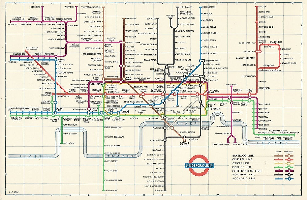 UK Underground maps