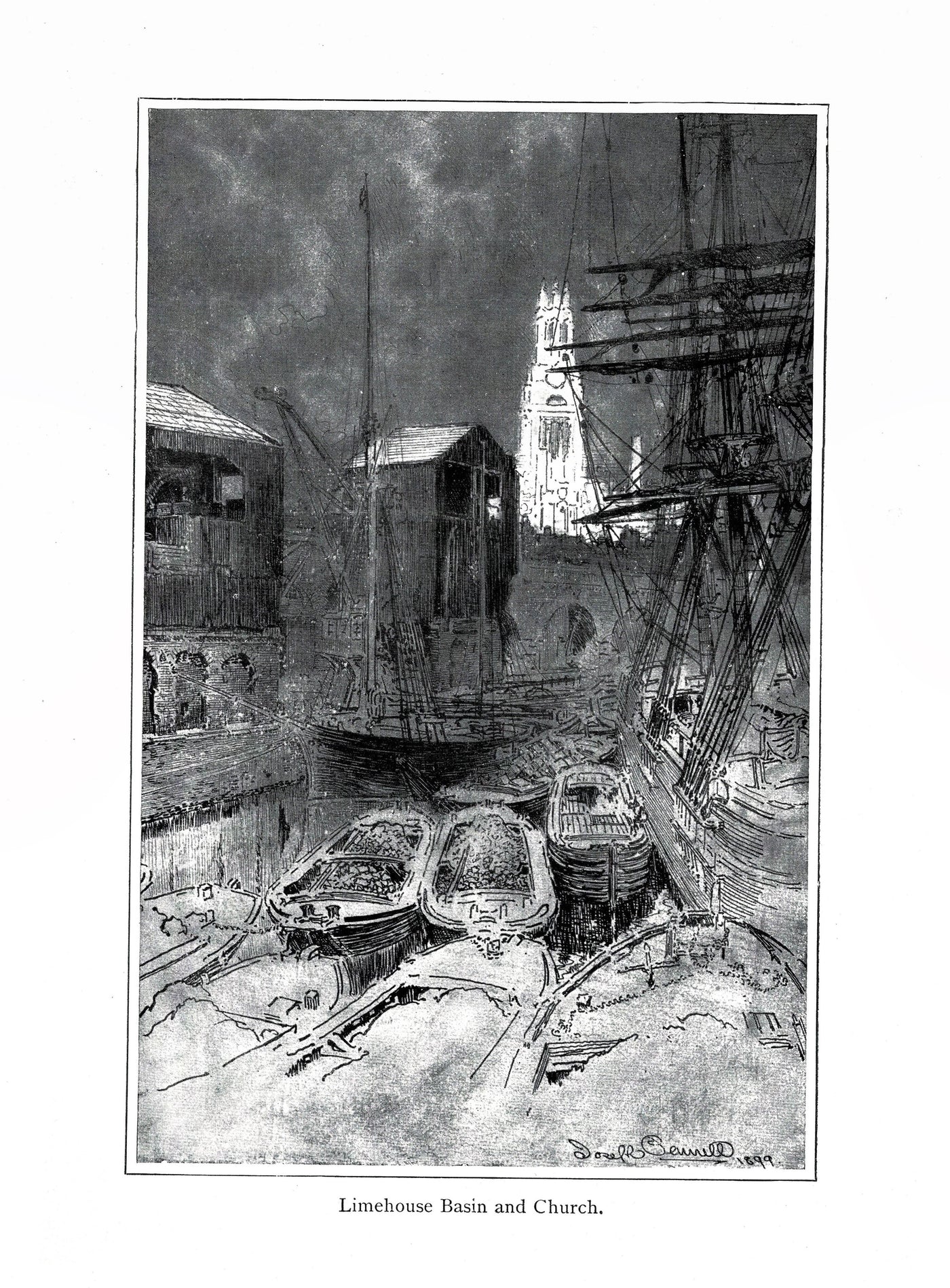 Limehouse limited edition print, 1899