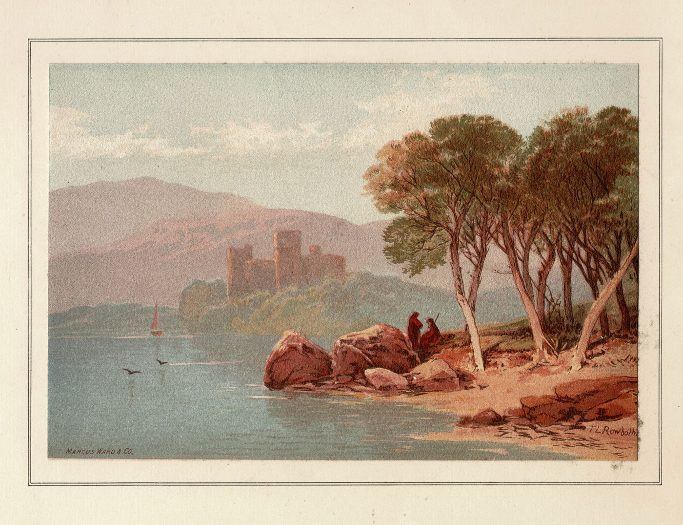 Loch Ness Highlands Scotland antique print 1879