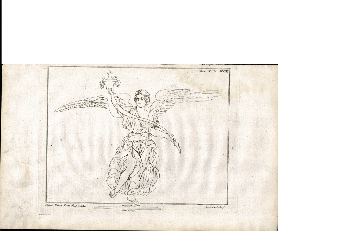 Pitture Antiche antique print Plate 18 published by G. C. Killian in August 1779