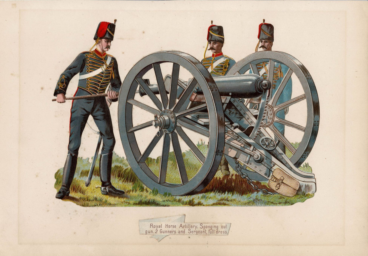 Royal Horse Artillery original antique ephemera c.1910