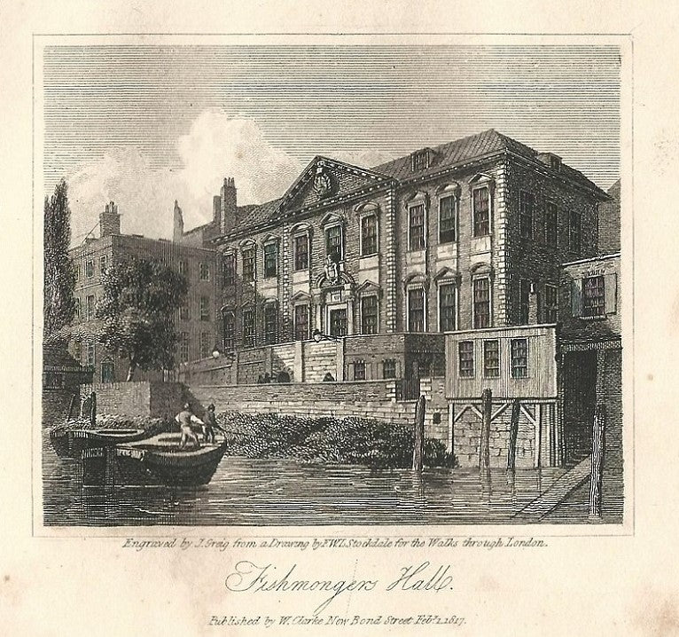 Fishmonger's Hall, London, 1817