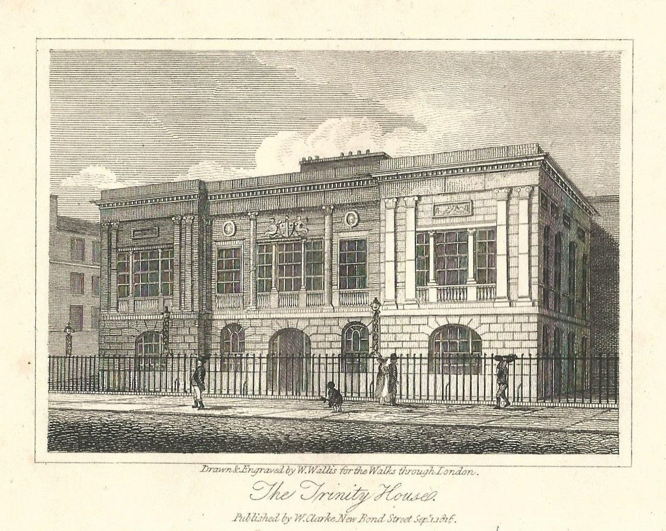 Trinity House antique print 1817 – Maps and Antique Prints