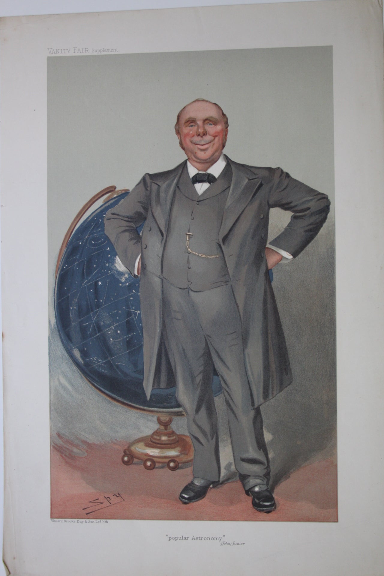 Astronomy Sir Robert Ball Vanity Fair antique print 1905