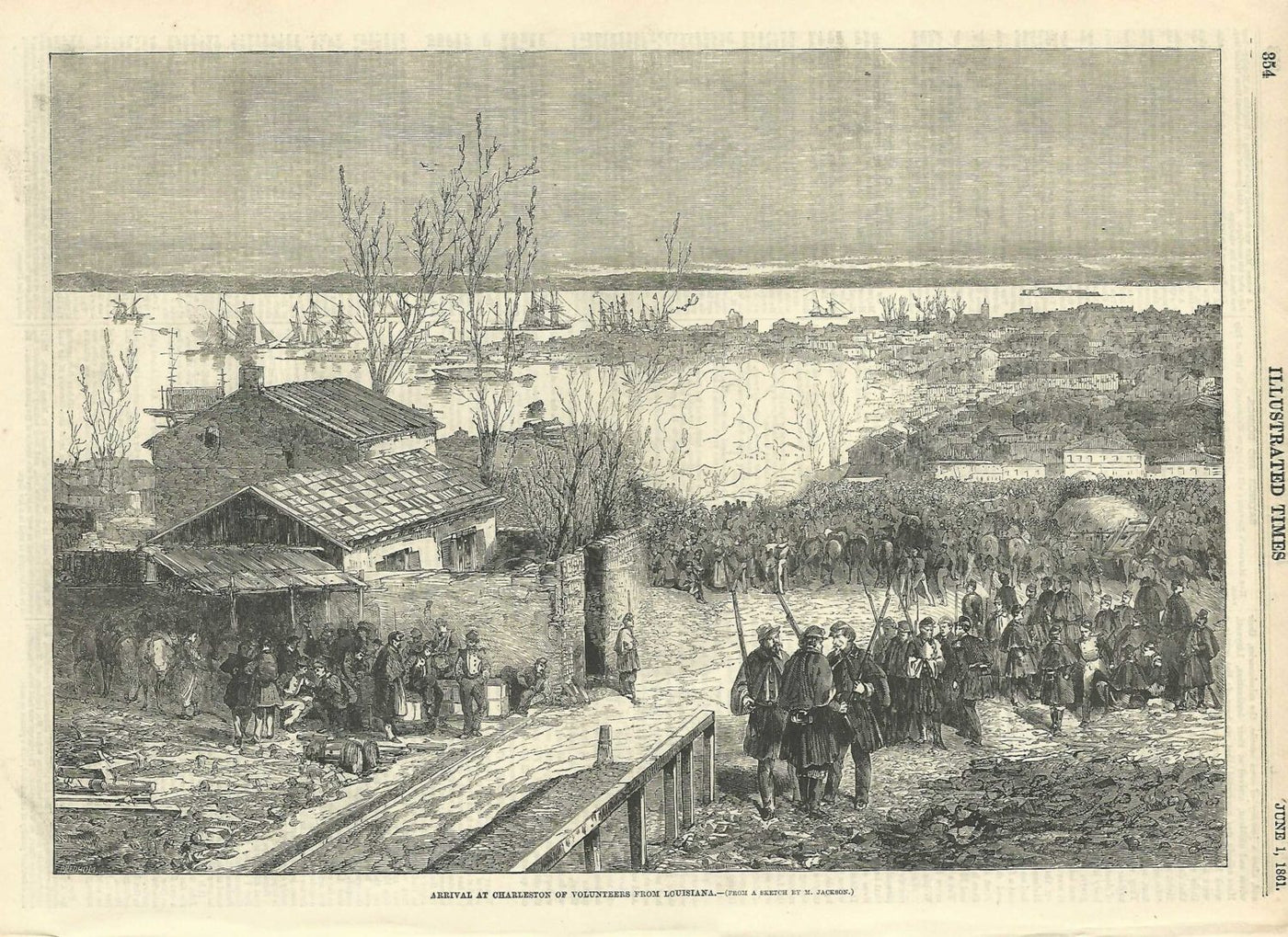 Charleston West Virginia Confederate volunteers from Louisiana American Civil War 1861