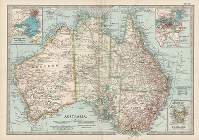 Australia antique map No.50