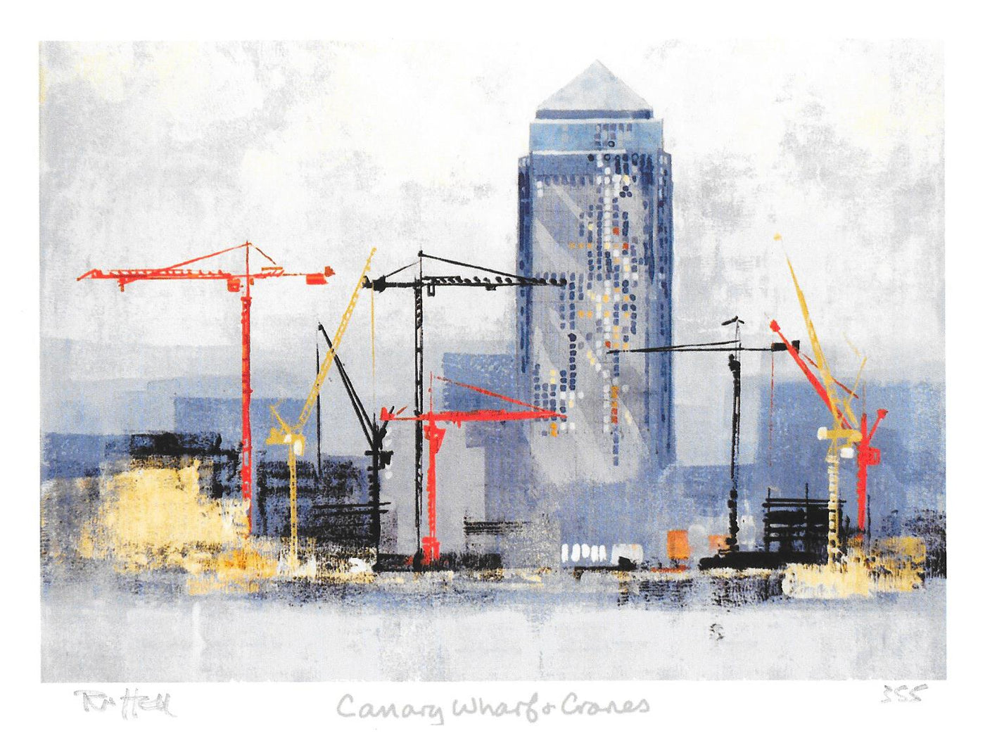 Canary Wharf signed & numbered print of One Canada Square E14 5AB