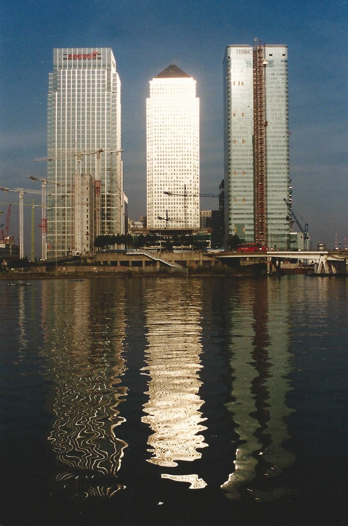 Canary Wharf reflections Reginald Beer photograph
