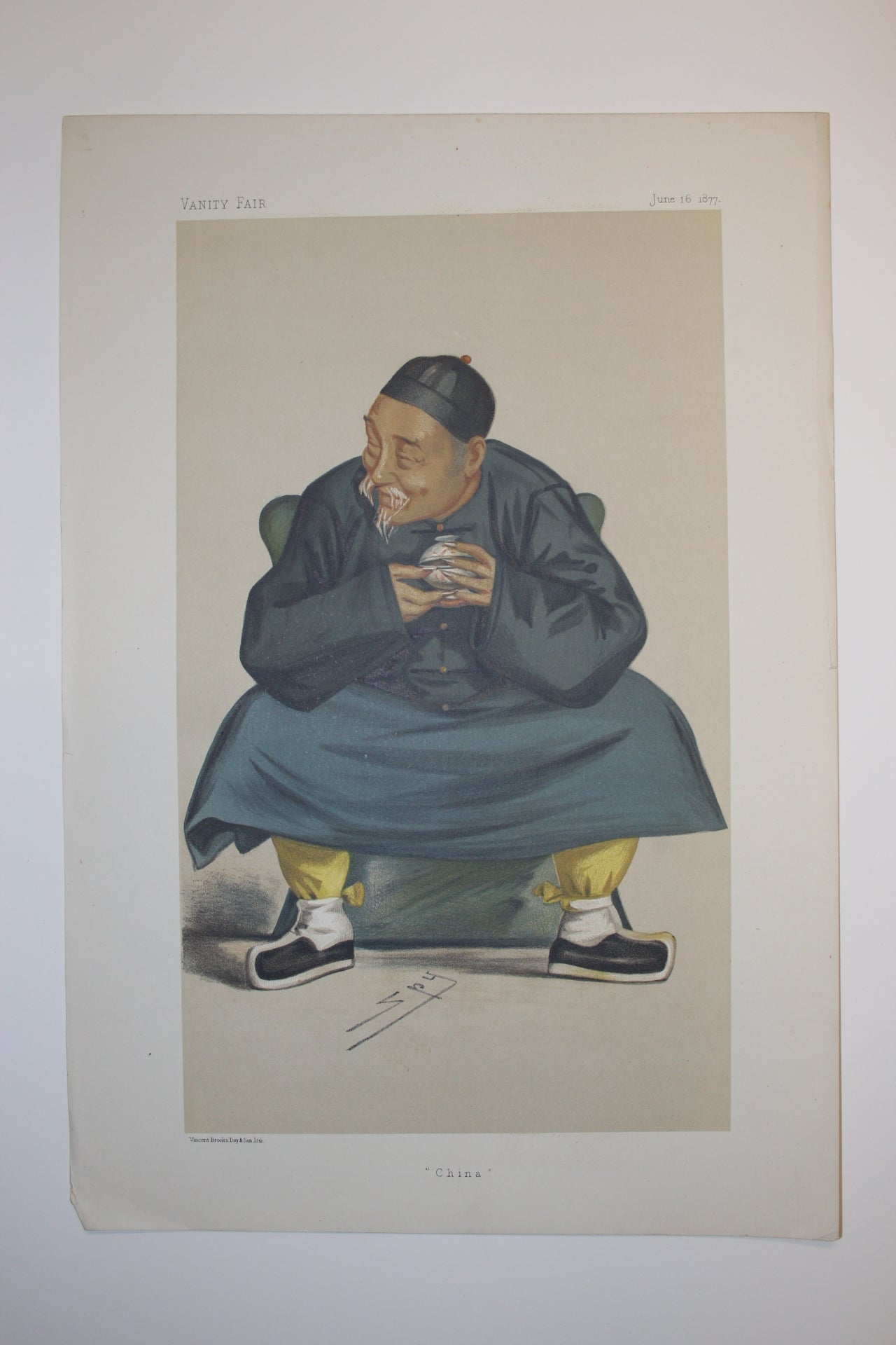 China Ambassador His Excellency Kuo Sung Tao antique print