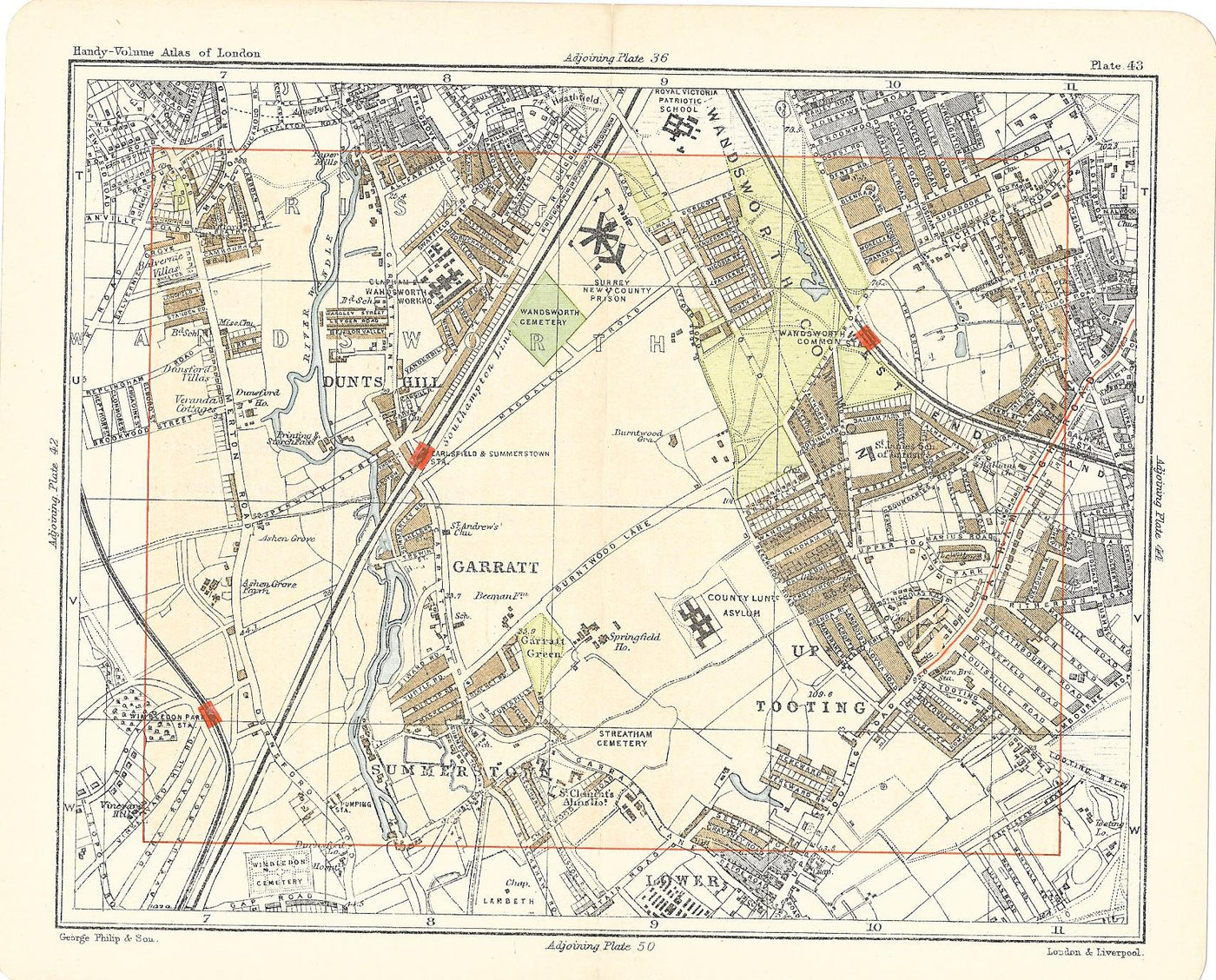 Garratt antique map 1902