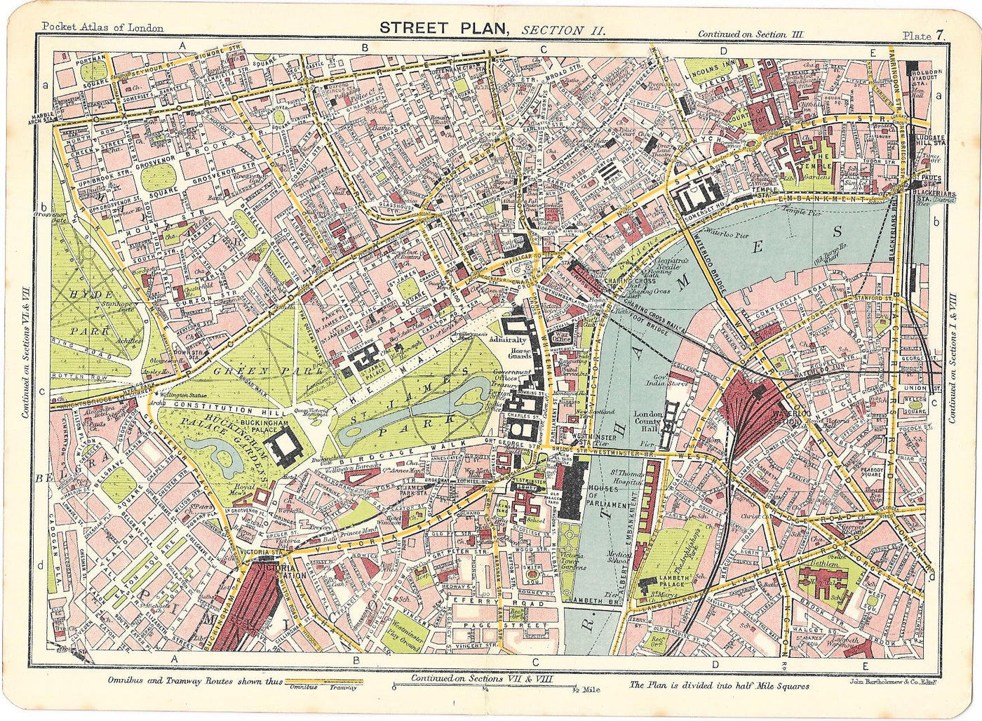 London West End street map