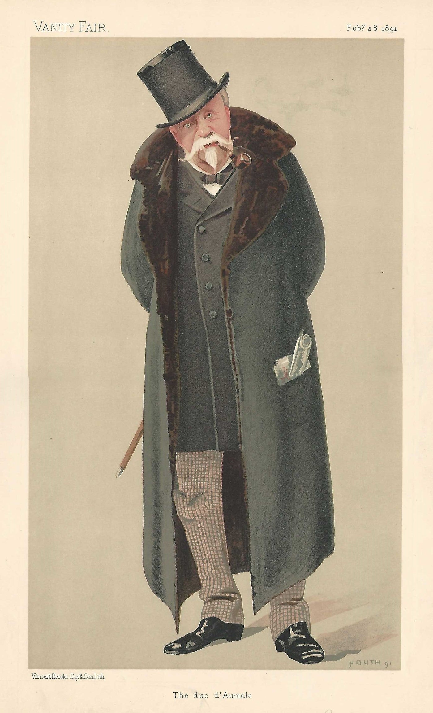 Henri Eugene Philippe Louis d'Orleans, duc d'Aumale.
