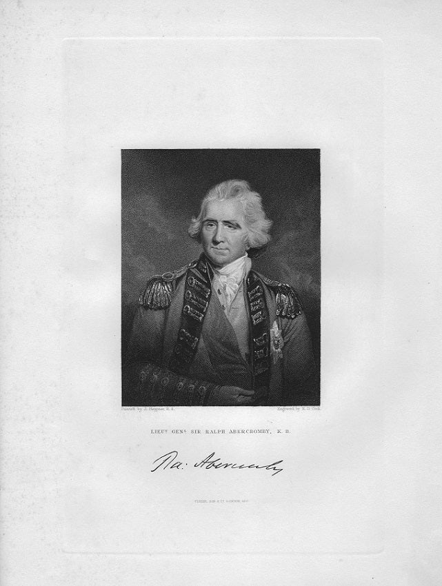 Sir Ralph Abercromby guaranteed original antique print