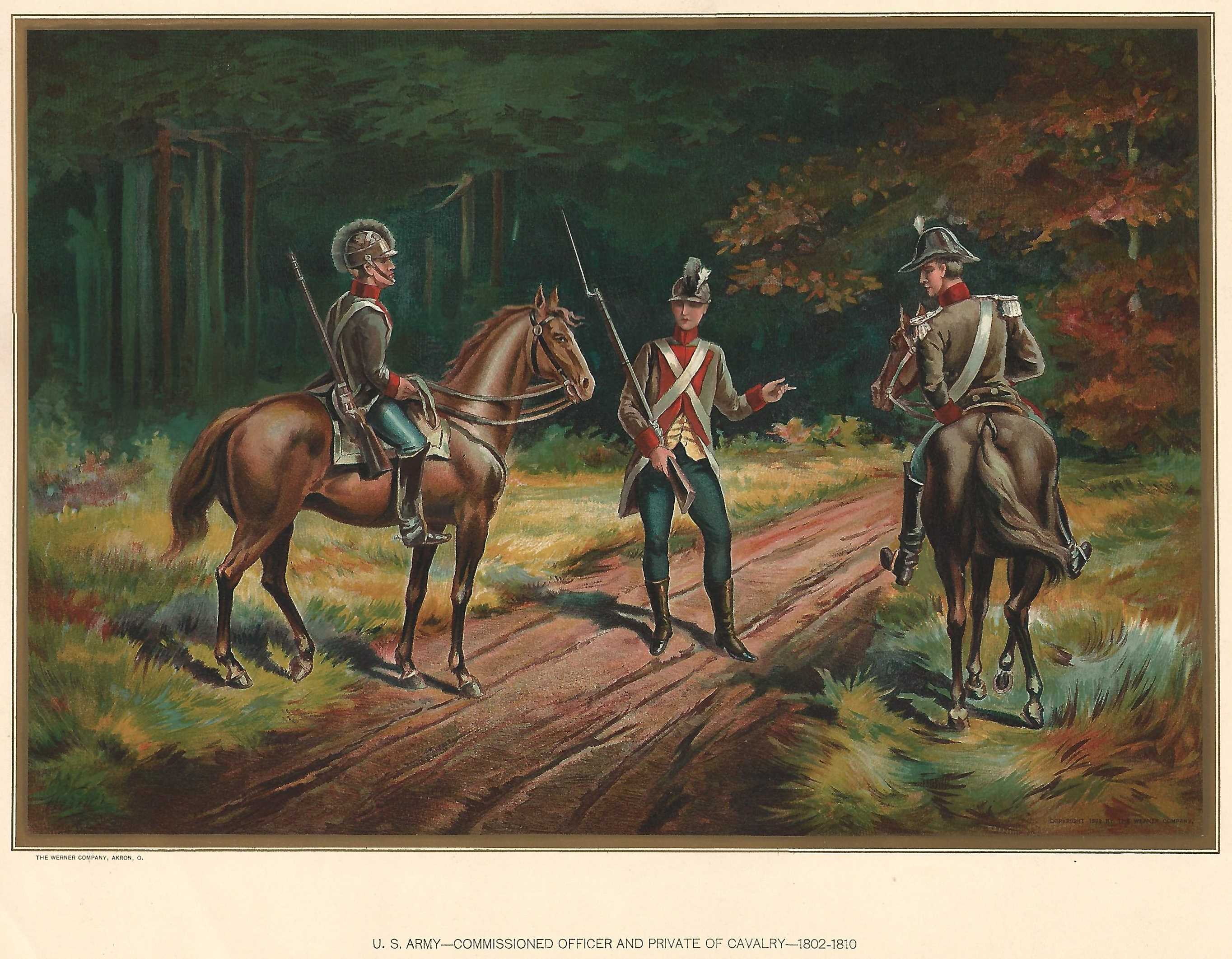 United States Army Cavalry officer - The United States Army And Navy US Army Commissioned Officer And Private Of Cavalry 1802 1810 