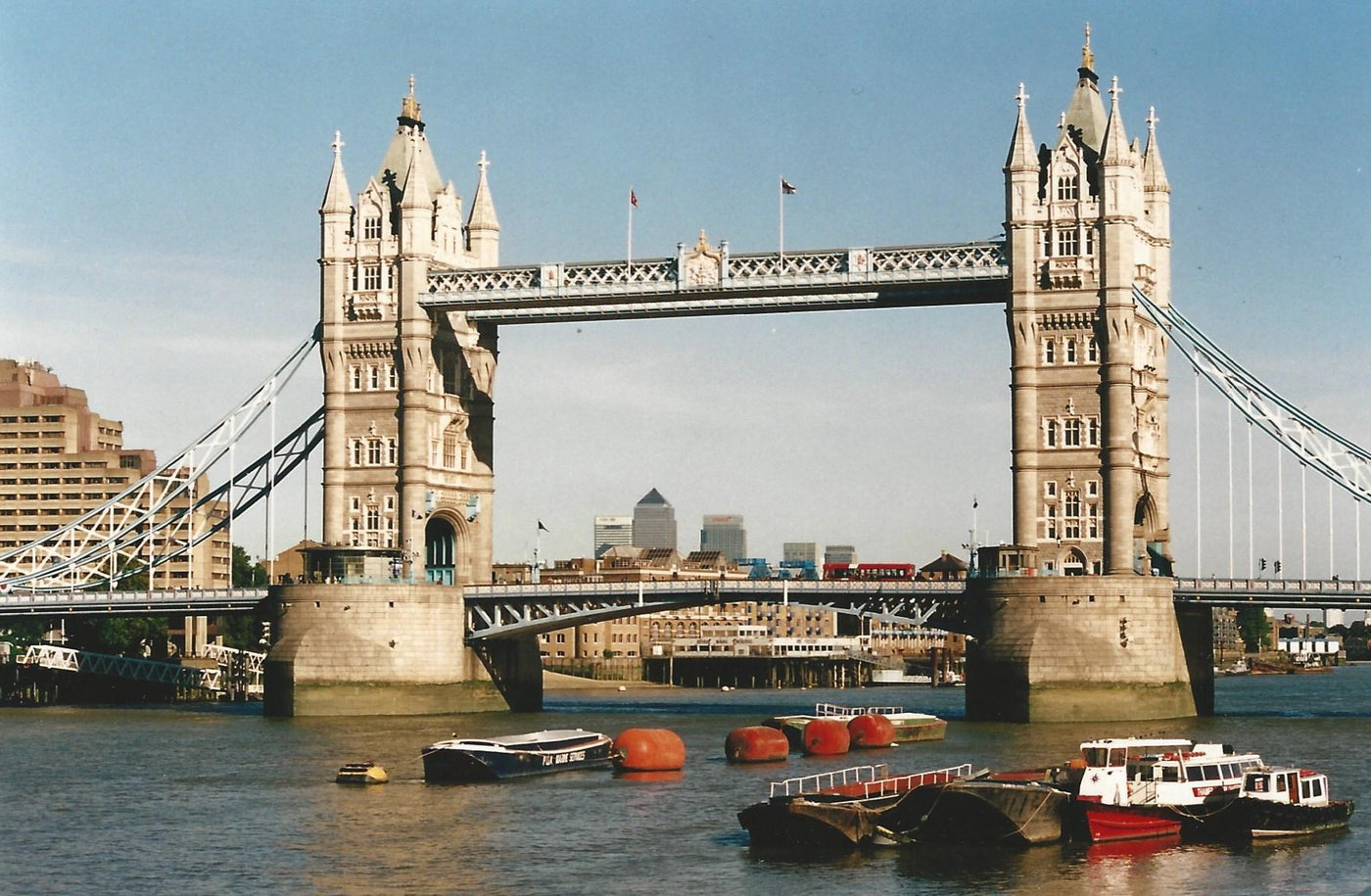 Tower Bridge and Canary Wharf photograph