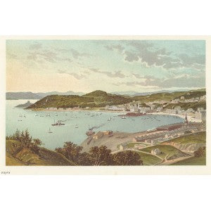 Oban Argyll and Bute Scotland antique print 1889