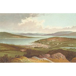 Rothesay Bay on the Clyde from Barone Hill Scotland