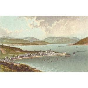 Gourock River Clyde Scotland antique print