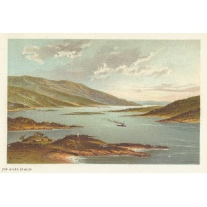 Kyles of Bute Scotland antique print