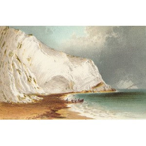 Scratchell's Bay Isle of Wight antique print 1892