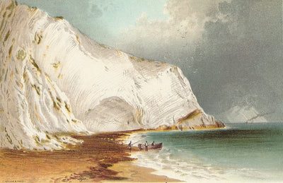Scratchell's Bay Isle of Wight antique print