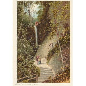 Shanklin Chine Isle of Wight antique print