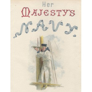 The Look Out Her Majesty's Navy, Vol.1 antique print 1890