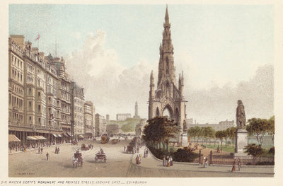 Edinburgh Sir Walter Scott's Monument Princes Street