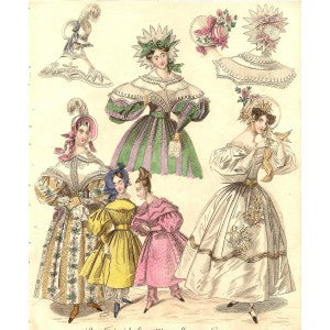 Fashion B23, antique print of