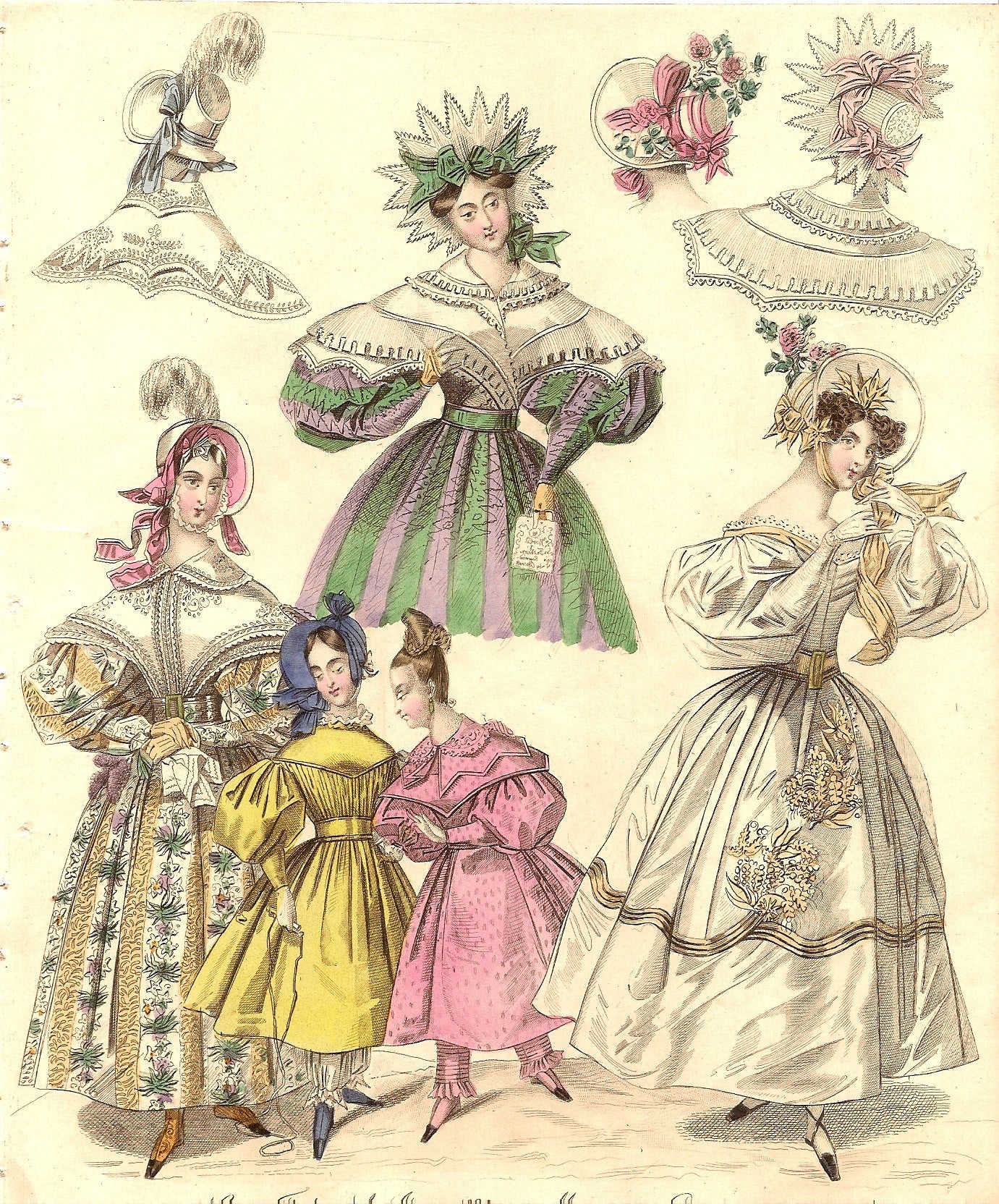 Fashion B23, antique print of