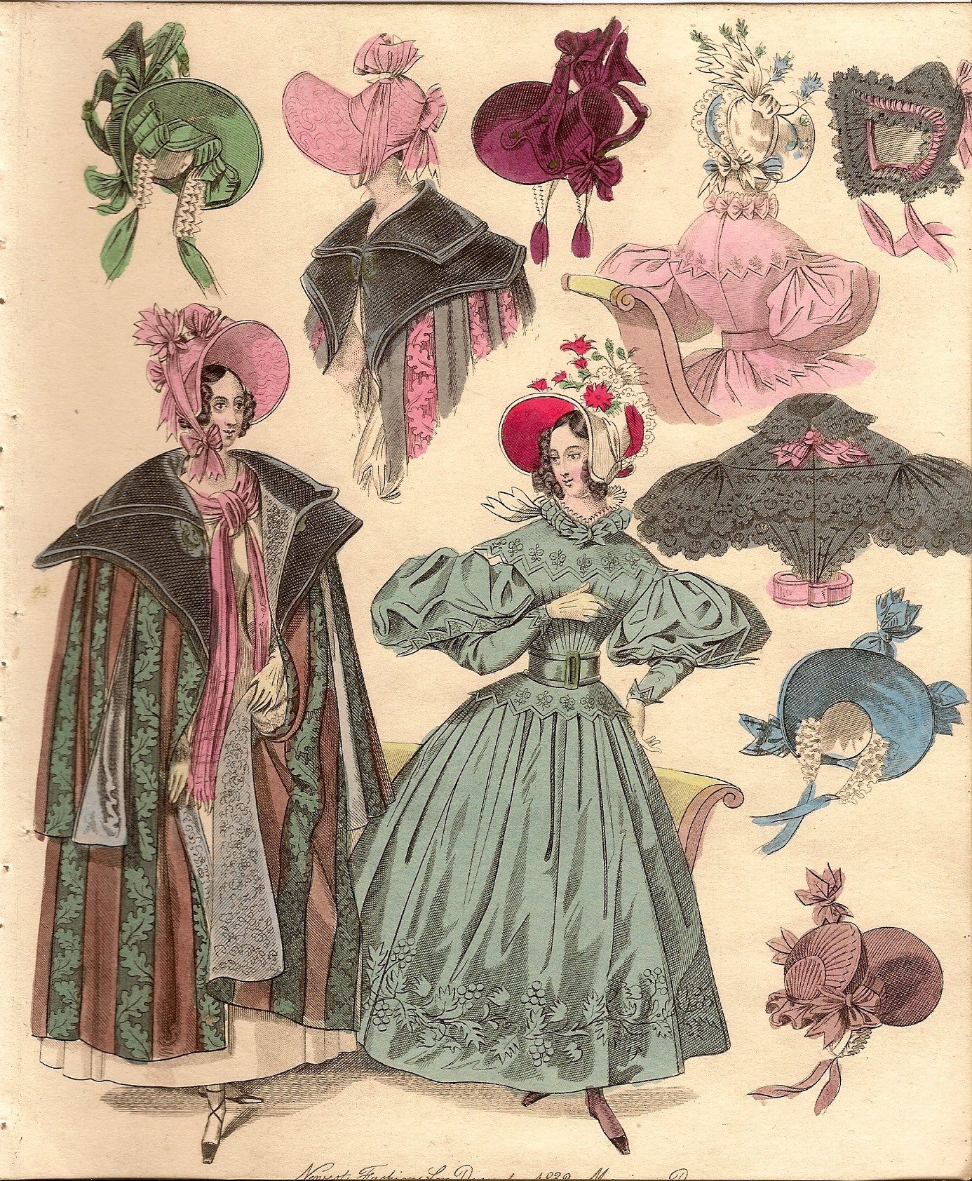 Fashion print ‘World of Fashion and Continental Feuilletons’