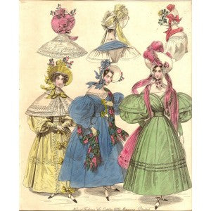 Fashion B10, antique print of