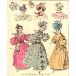 Fashion antique print 1832