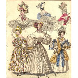 Fashion B14, antique print of
