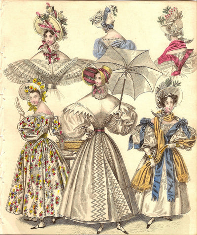 Fashion B14, antique print of