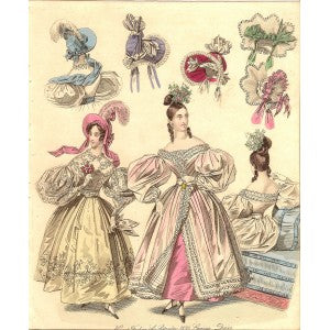 Fashion B16, antique print of