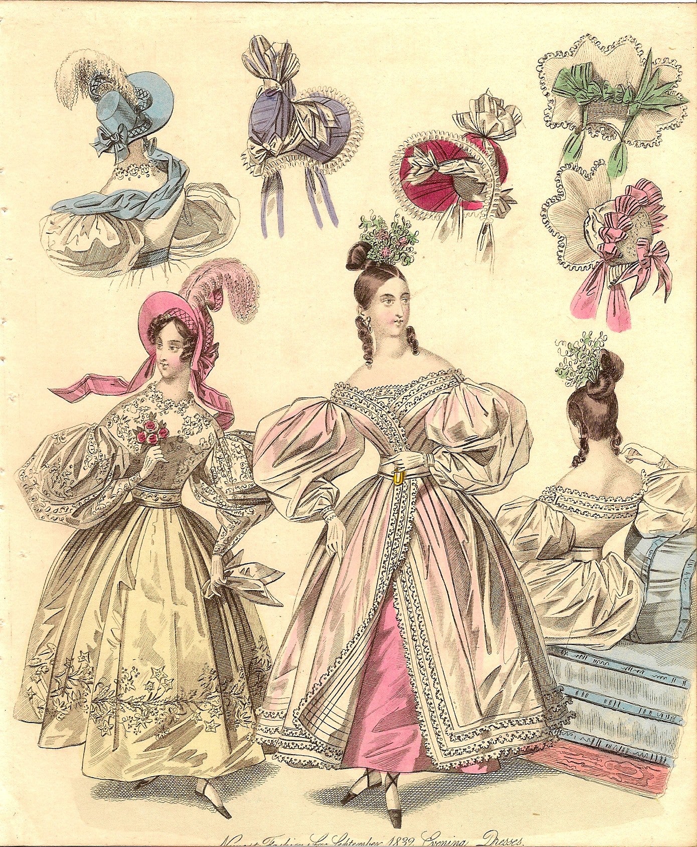 Fashion B16, antique print of