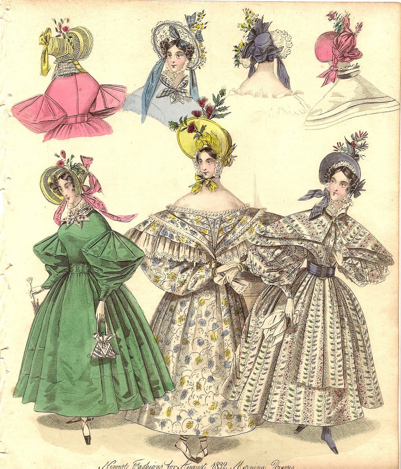 Fashion B18, antique print of