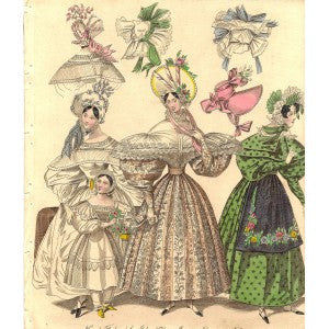 Fashion B24, antique print of