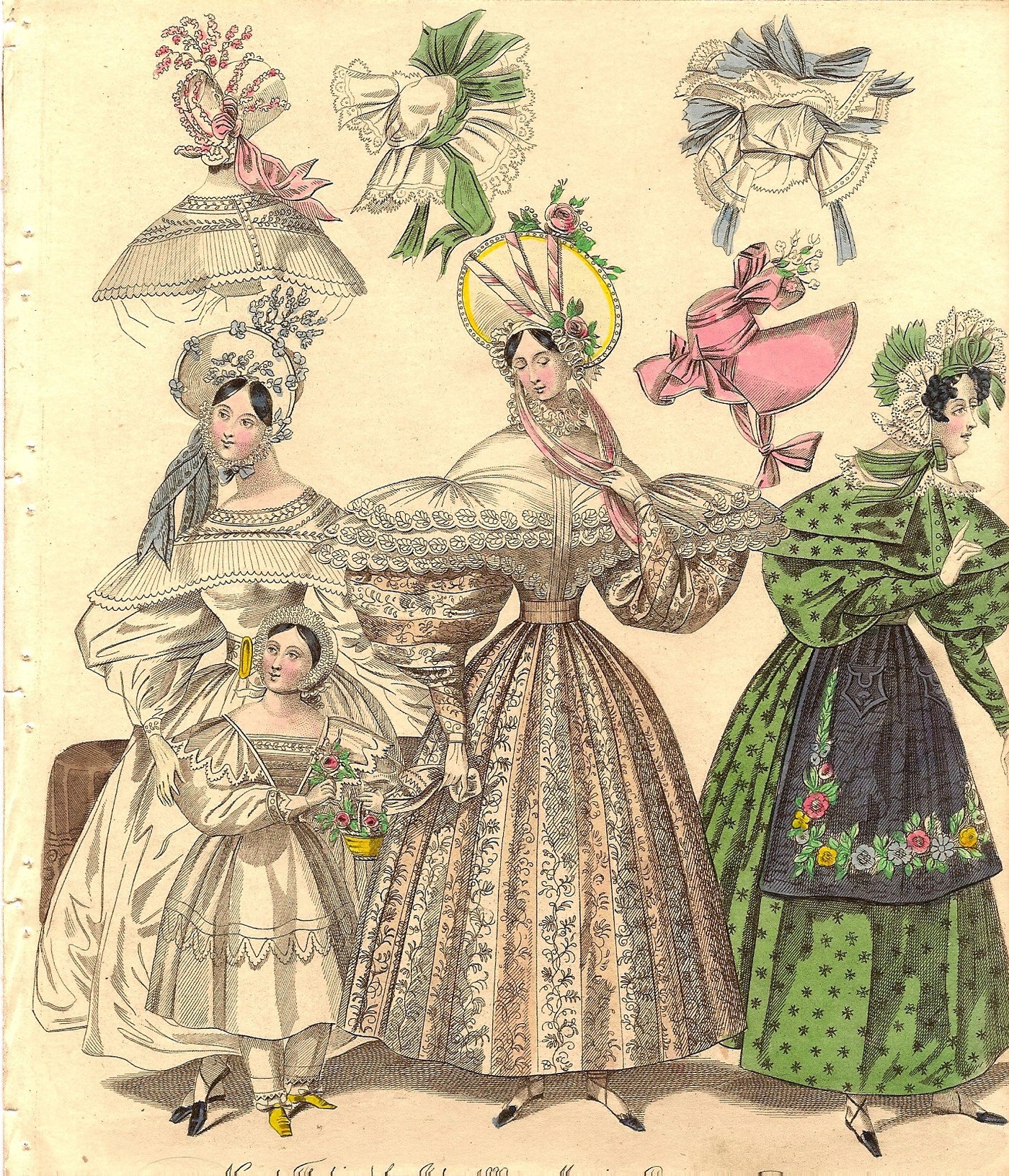 Fashion B24, antique print of