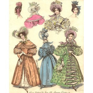 Fashion B27, antique print of