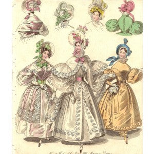 Fashion B28, antique print of