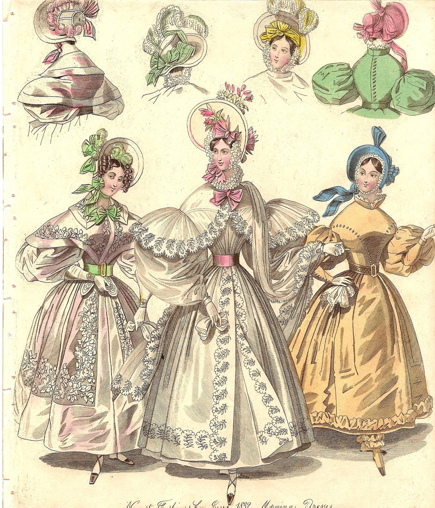 Fashion B28, antique print of