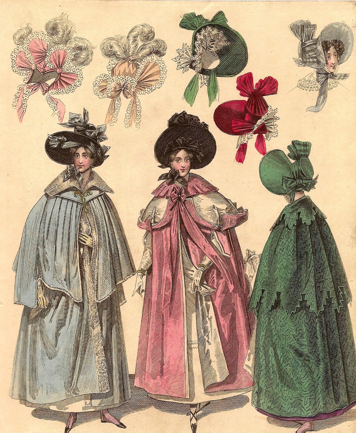 Fashion B30, antique print of