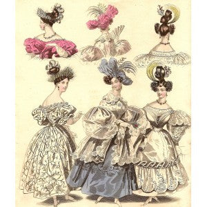 Fashion B32, antique prints of